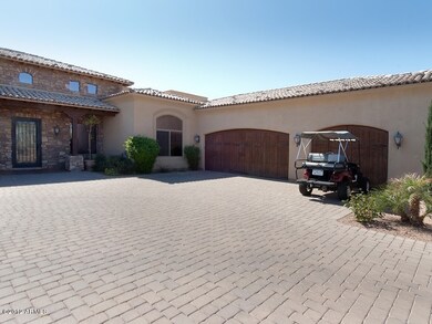 GARAGES & PAVER DRIVEWAY