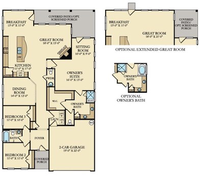 This home will feature the extended great room and