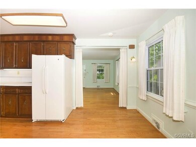 There is a large space to put a table while still having plenty of room for cooking and storage.