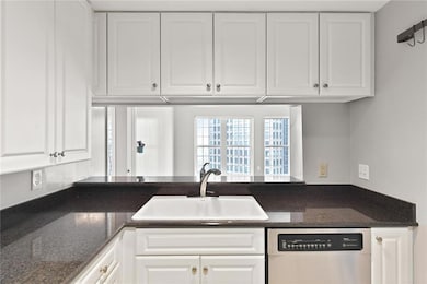 Kitchen opens to the living space