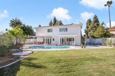 Back of House yard + pool