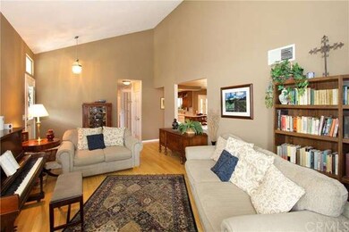Vaulted Ceiling in Living Room