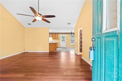 When you enter through the front door, you'll be in the living room