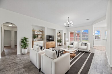 Now into the living space! Accent walls can serve