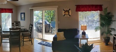 Lots of large windows bring in natural lighting.