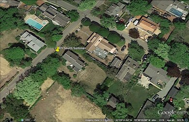 Lot is identical in size to the the new house pictured to the right