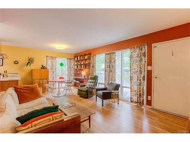 Large windows welcome in the light