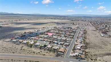 Aerial view of lot highlighted