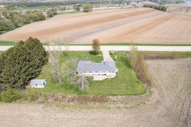 Aerial back view