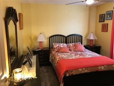 Guest bed room freshly painted in soft neutral col