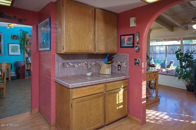 Kitchen offers lots of storage
