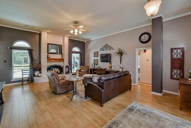 Another view of this spacious living room.