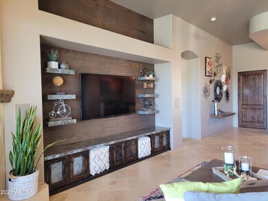 entry and tv wall