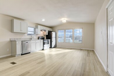 Another view of the kitchen and breakfast area. Th