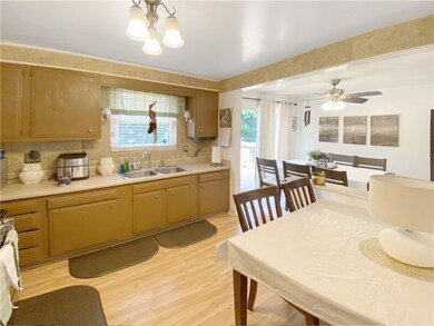 Eat-in kitchen.