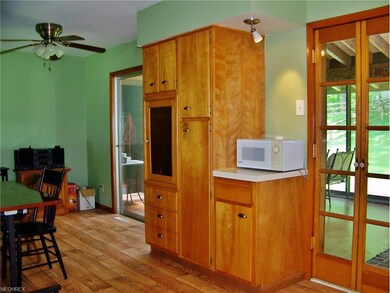 Kitchen - doors to sunroom