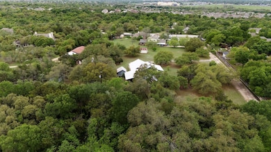 Bird's eye view with a view of trees
