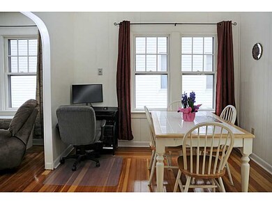 Dining Room. open to the living room; room for a s