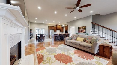 Easily entertain large gatherings with an open con