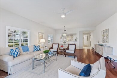 The living room with views to the kitchen & entran
