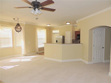 Kitchen bar with bay window eat-in.