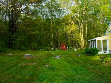 Yard/Garden. Screened in porch off Kitchen.
