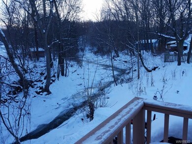 View of Oatka Creek from Deck.