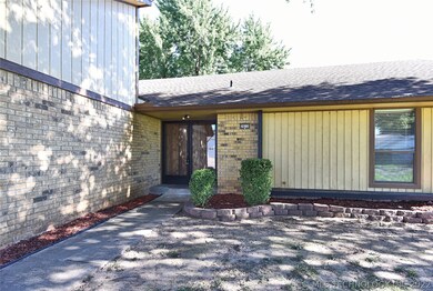 Double doors and Storm doors at front entrance.  T