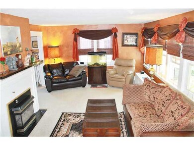 Living Room. Newly installed gas fire place is sur