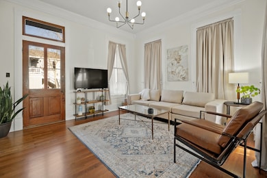 Salon/Living Room located off the entry with a doo