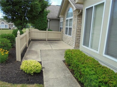 Front door entry with patio.
