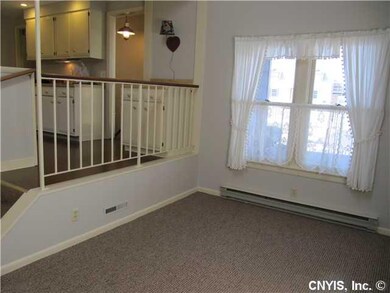 Dining Room. Step down dining room adjoins kitchen