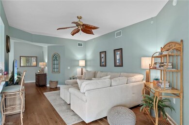 View of great room from lanai