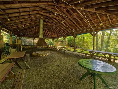 Picture of community pavilion located on the adjacent lot.