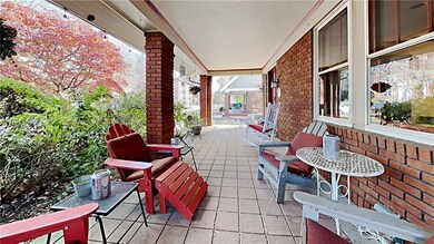 Covered front porch