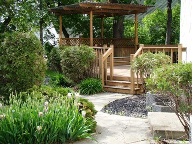 Hot tub area