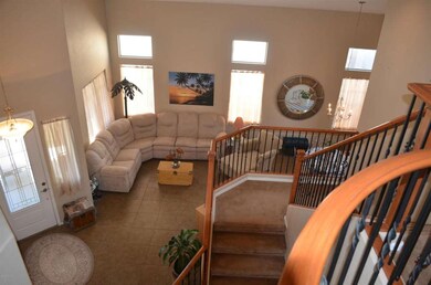 LIVING ROOM FROM UPSTAIRS