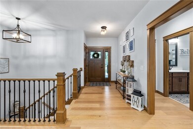 As you step through the front door, the foyer has