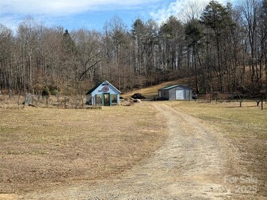 Community garden plots, green house and shed