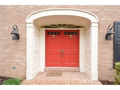 Exterior Front. Welcoming double door entry and br
