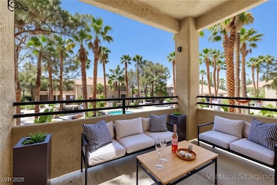 Virtually Staged Balcony
