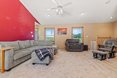 Note: there is nothing wrong with the red wall - it is just distorted paint in the picture