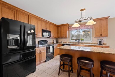 Updated Kitchen w/large center island and beautifu