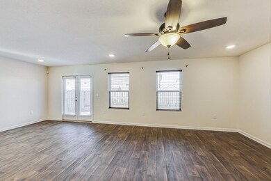 Large open living/dining