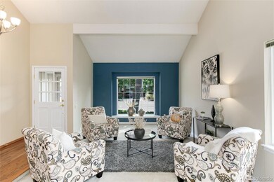 Living room with window seat