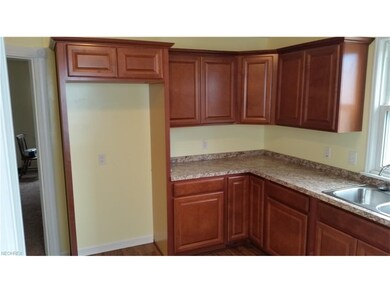 Brand new kitchen just installed with laminate flo