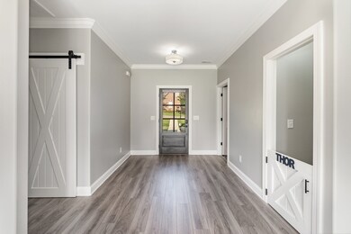 All guests feel welcome here - even the four-legged type.  And Thor the Bulldog will (reluctantly) give up his favorite spot.  And if you don't need a dedicated pet area, there's a full size door that can be easily replaced.