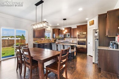 Dining area walks out to back yard