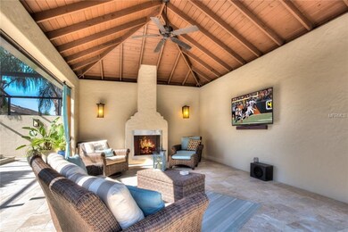 Enjoy this Oversized Cabana with Gas Fireplace  an