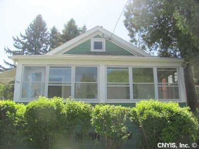 Porch - Enclosed. The enclosed front porch is the 